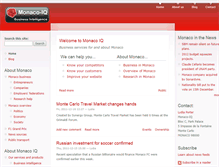 Tablet Screenshot of monaco-iq.com